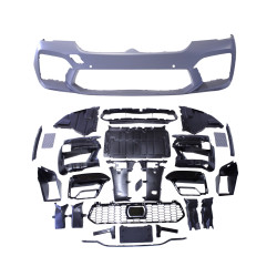 Bumper voorbumper compatibel met BMW 5 serie G30 G31 Facelift M5 LOOK PDC ACC