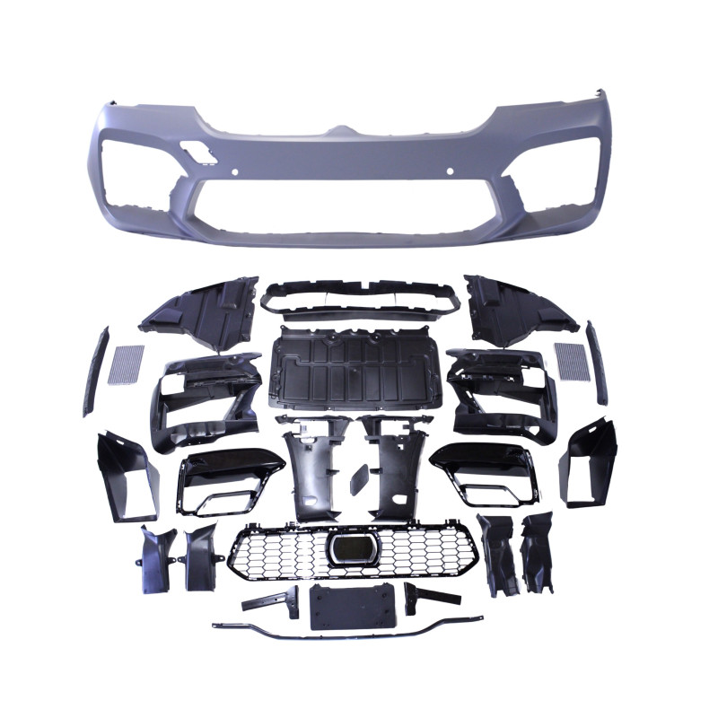 Stoßstange vorne kompatibel mit BMW 5er G30 G31 Facelift M5 LOOK PDC ACC Stoßstange vorne kompatibel mit BMW 5er G30 G31 Facelift M5 LOOK PDC ACC