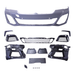 Front bumper compatible with BMW 5 series G30 G31 LCI facelift