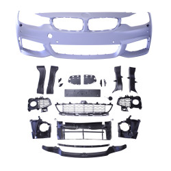 Front bumper compatible with BMW 4 Series F32 F33 Coupe Convertible F36 Gran Coupe M-Tech with PDC + SRA