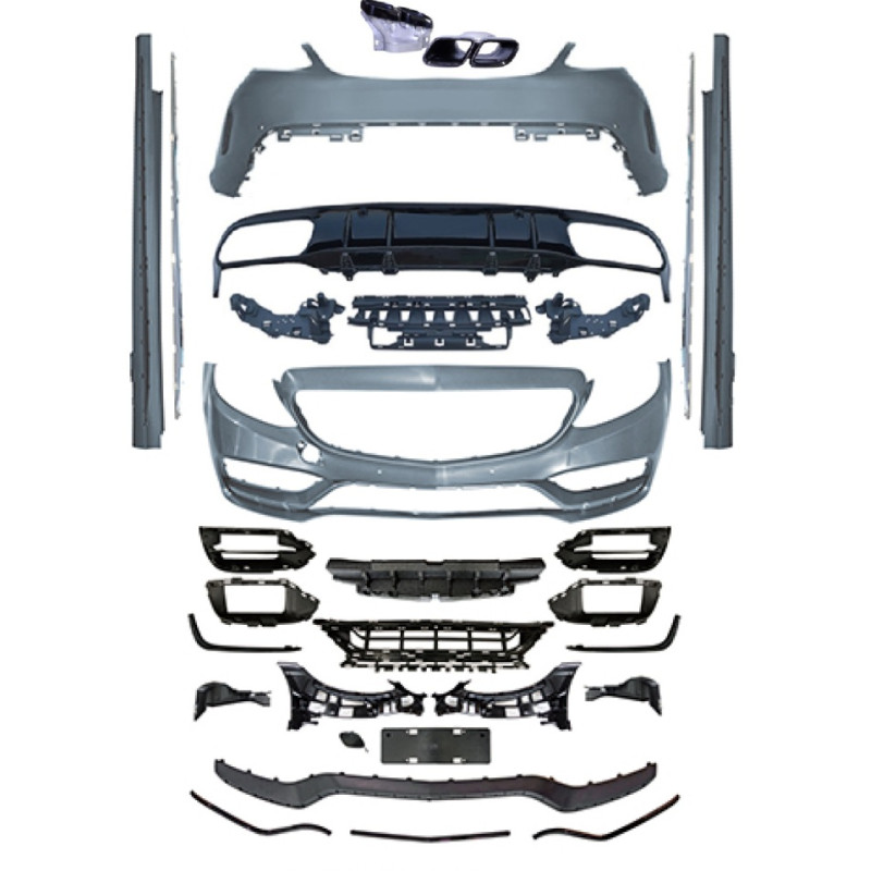 Bodykit compatible with Mercedes C-Class W205 Bodykit compatible with Mercedes C-Class W205