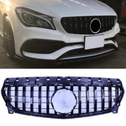 Grille compatibel met mercedes-benz w117 cla-klasse facelift zwart