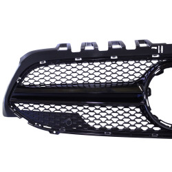 Grill compatible with Mercedes A class W177 V177 black with front camera