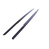 Sideskirts set compatible with BMW 5 Series F10 F11 Sedan Touring gloss black