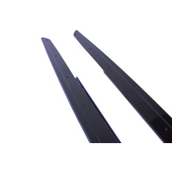 Sideskirts set compatible with BMW 5 Series F10 F11 Sedan Touring gloss black