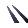 Sideskirts set compatible with BMW 5 Series F10 F11 Sedan Touring gloss black