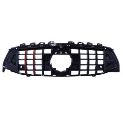 Grill compatible with Mercedes CLA C118 Panamericana GT ROCKET CARBON + RED