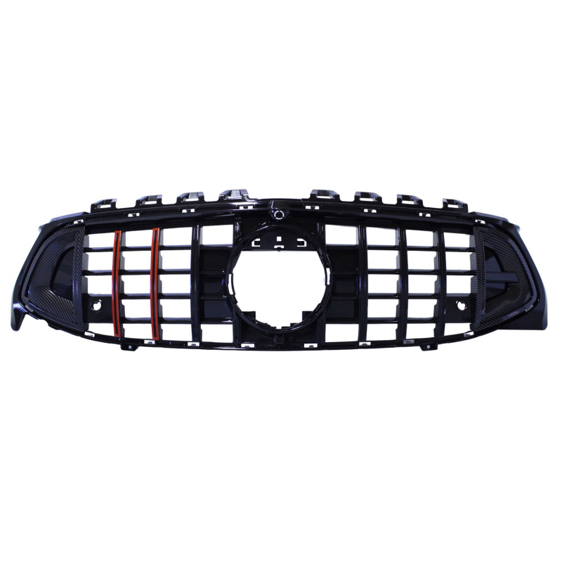 Grill compatible with Mercedes CLA C118 Panamericana GT ROCKET CARBON + RED Grill compatible with Mercedes CLA C118 Panamericana GT ROCKET CARBON + RED