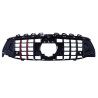 Grill compatible with Mercedes CLA C118 Panamericana GT ROCKET CARBON + RED