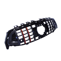 Grill compatible with Mercedes CLA C118 Panamericana GT ROCKET CARBON + RED