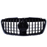 Bumper voorbumper compatibel met Mercedes-Benz Sprinter W907 2019+ zwarte grill