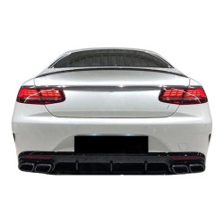 Kofferspoiler passend bij Mercedes S-klasse C217 Coupé Cabrio glanzend zwart