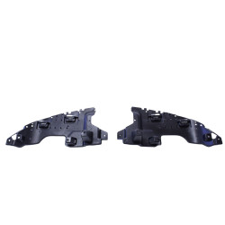 Diffuser with black exhaust tips for Mercedes W205 C-Class saloon and estate