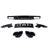 Diffuser with black exhaust tips for Mercedes W205 C-Class saloon and estate