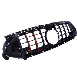 Grill compatible with Mercedes A Class V177 Saloon W177 Hatchback Facelift GT ROCKET CARBON+RED