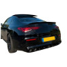 Trunk spoiler compatible with Mercedes CLA C118 Sedan gloss black metallic