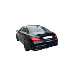 Trunk spoiler for Mercedes-Benz CLA C117 coupe gloss black metallic