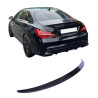 Trunk spoiler for Mercedes-Benz CLA C117 coupe gloss black metallic