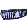 Grill for mercedes-benz w117 cla-class facelift black