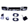 Diffuser compatible with Mercedes CLA C118 X118 W118 AMG line black exhaust pipes round