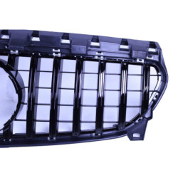 Grill for mercedes-benz w117 cla-class facelift black