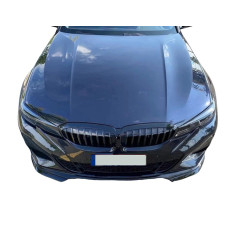 Frontspoiler compatible with BMW 3 Series G20 G21 Sedan Touring gloss black