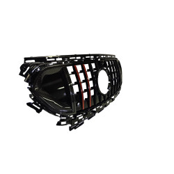 Grill compatible with Mercedes E Class W214 Panamericana GT ROCKET CARBON+RED