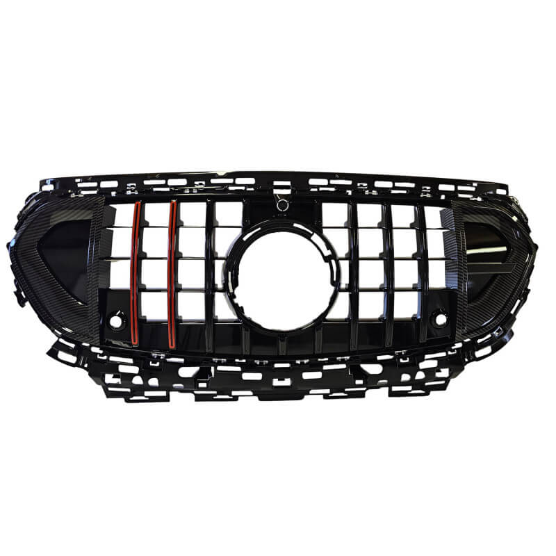 Grill compatible with Mercedes E Class W214 Panamericana GT ROCKET CARBON+RED