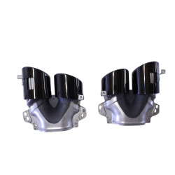 Achterbumper met diffuser compatibel met Mercedes CLA C118 met PDC