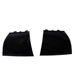 Achterbumper met diffuser passend bij Mercedes A-Klasse W177 Hatchback met zwarte uitlaatsierstukken