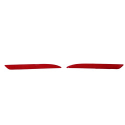 Rear bumper with diffuser matching Mercedes A-Class W177 Hatchback with black exhaust trim pieces