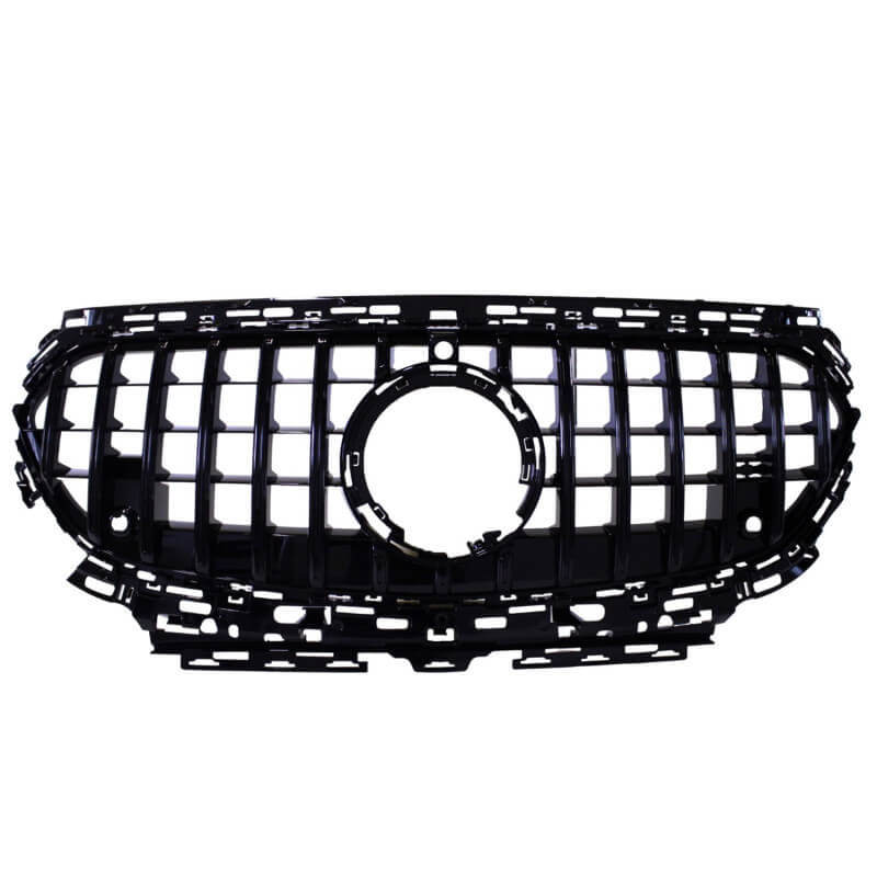 Grille compatibel met Mercedes E Klasse W214 glanzend zwart