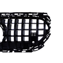 Grille compatibel met Mercedes E Klasse W214 glanzend zwart