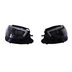 Voll-LED-Scheinwerfer Schwarz kompatibel mit Mercedes E-Klasse W213 Facelift