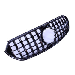 Grill compatibel met Mercedes GLC - GLC coupe X254 C254 glanzend zwart (2023+) non AMG lin