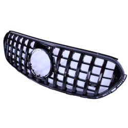 Grill compatibel met Mercedes GLC - GLC coupe X254 C254 glanzend zwart (2023+) non AMG lin