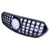 Grill for mercedes glc - glc coupe x254 c254 gloss black (2023+) non amg line