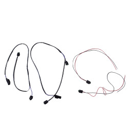 Sidesteps passend bij Mercedes GLE Coupe C167 zwart met verlichting