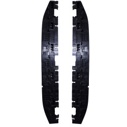 Sidesteps compatible with Mercedes GLE Coupe C167 black with light