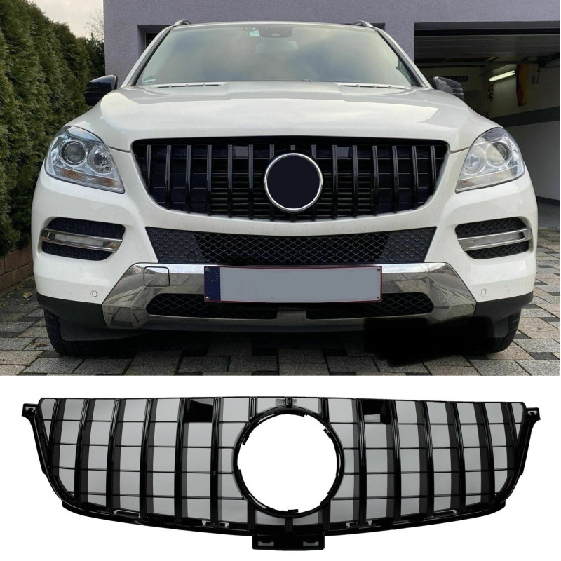 Grill kompatibel mit mercedes-benz w166 ml schwarz Grill kompatibel mit mercedes-benz w166 ml schwarz