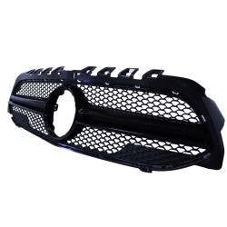 Grille compatible with Mercedes A class W177 V177 black (without camera)