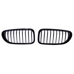 Grill kidneys compatible with BMW 6 Series F13 Coupe F12 Convertible F06 Gran Coupe gloss black single bars