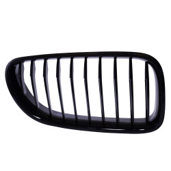 Grill Nieren kompatibel mit BMW 6er F13 Coupe F12 Cabrio F06 Gran Coupe glänzend schwarz Einzelstangen
