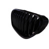 Grill kidneys compatible with BMW 6 Series F13 Coupe F12 Convertible F06 Gran Coupe gloss black single bars