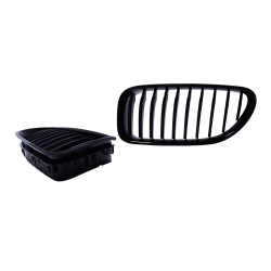 Grillnieren compatibel met BMW 6 Reeks F13 Coupe F12 Cabrio F06 Gran Coupe glanzend zwarte enkele spijlen