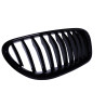 Grille rognons compatible avec BMW Série 6 F13 Coupé F12 Cabriolet F06 Gran Coupé noir brillant single bars