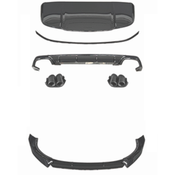 Bodykit compatible avec BMW X1 U11 M-Performance noir brillant