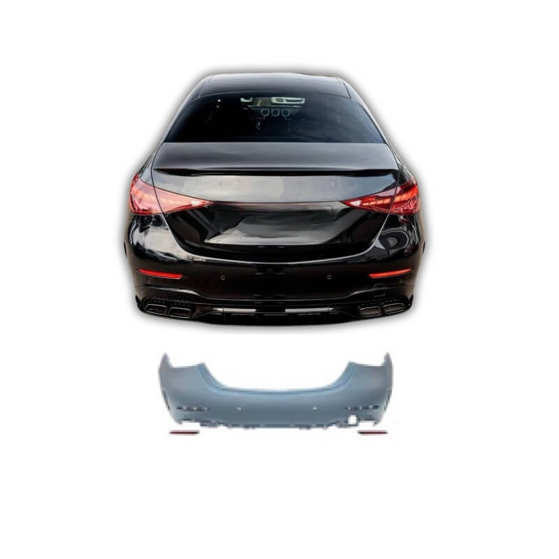 Rear bumper compatible with Mercedes C-Class W206