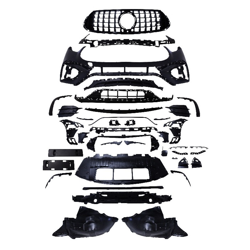 Frontbumper compatible with Mercedes GLC SUV X254 AMG-Line