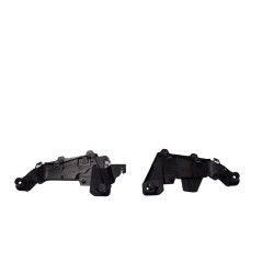 Diffuseur compatible avec Mercedes GLC SUV X254 tuyaux d'échappement carrés chromés